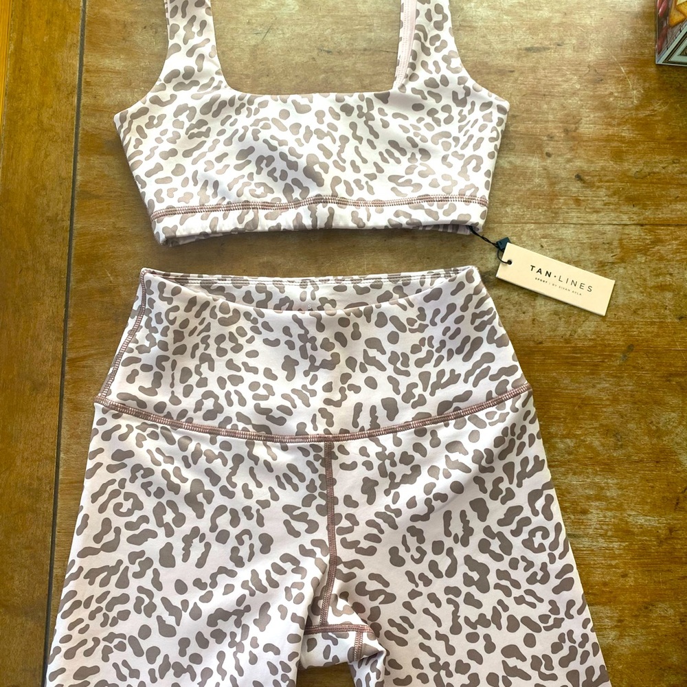 Sivan tan lines work out outfit